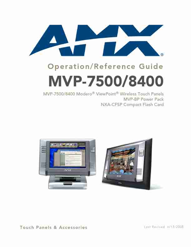 AMX Computer Monitor MVP-8400-page_pdf